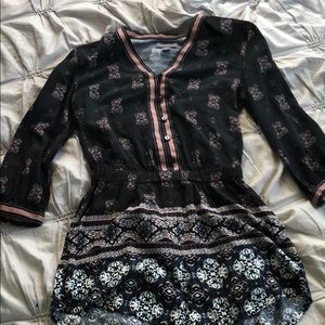 Kendall and Kylie (pacsun) patterned romper